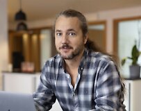 Porträtt av Albert Dahlin - CTO på Webbhuset